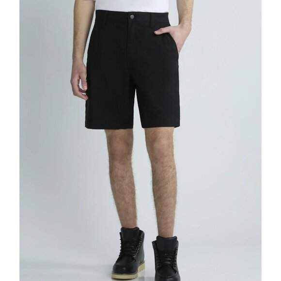 New Men's Brahma Relaxed Fit Canvas Shorts W34 Black 9" Inseam - Picture 1 of 1